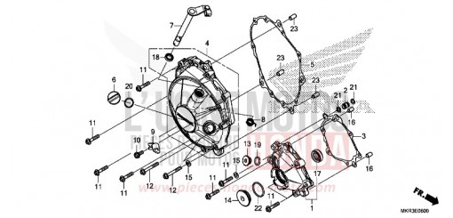 PANNEAU CARTER-MOTEUR D. CBR1000SPN de 2022